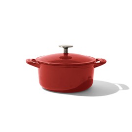 Made In Cookware - Dutch Oven 3.5 Quart - Red - Enameled Cast Iron - Exceptional Heat Retention & Durability - Professional Cookware - Crafted in France - Induction Compatible