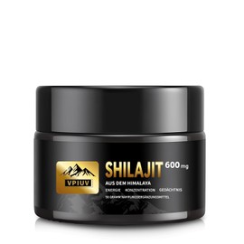 Shilajit Resin 100% Pure - Himalayan Shilajit with 75% Fulvic Acid & 85+ Minerals - Natural Energy, Focus & Immune System - 50g Original Resin