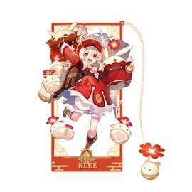LAvami Genshin Impact Metal Bookmark Anime Figure Bookmark Great Gift for Game Fans, Reader, Friends or Teachers, Klee3