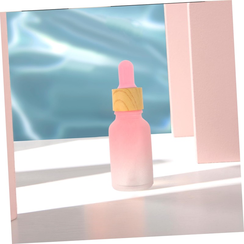 BIUDECO 15ml Gradated Frosted Dropper Essential Oil Bottle Sampling Size