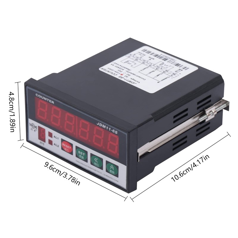 Wheel Sensor Meter Counter, HD Display Length Meter Measuring Counter,