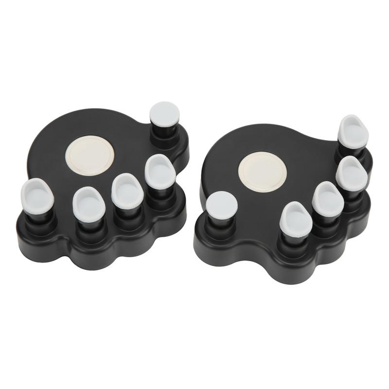 2PCS Piano Finger Exerciser Silicone Hand Grip Trainer Ergonomic Tension