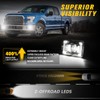 Z-OFFROAD New LED Fog Lights Assembly DOT Approved w/White DRL