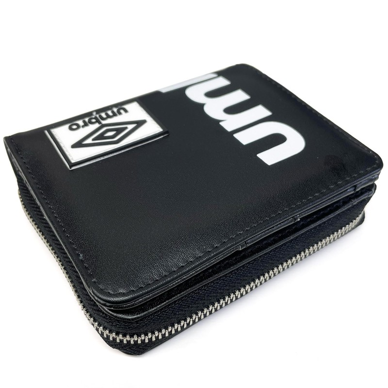 Umbro Wallet, Double Logo, Bill Compartment, Round Zipper, Bifold Wallet,