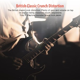 JOYO Distortion Pedal Crunch Distortion of British Classic Rock Distortion Effect for Electric Guitar - True Bypass (JF-03)