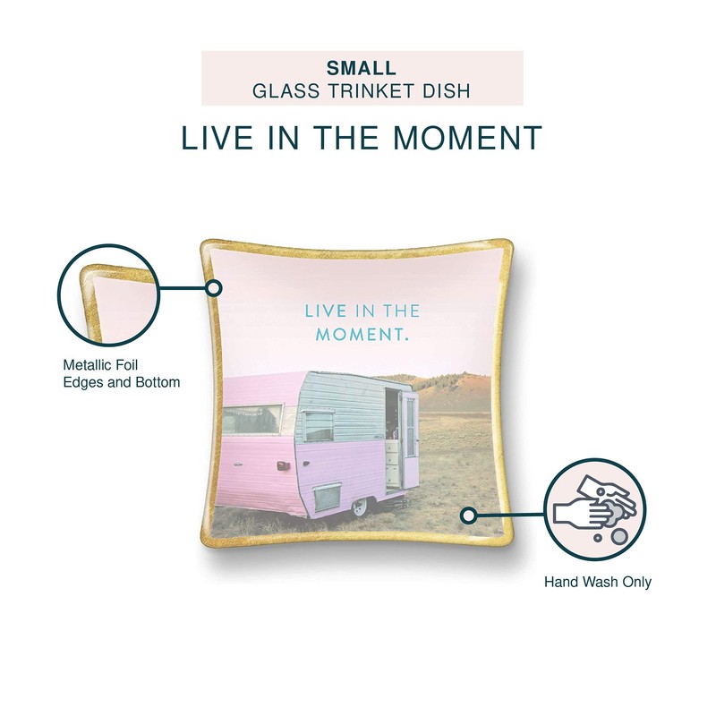 Small Glass Trinket Dish by Studio Oh! - Live in