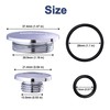 2 Set of Quad Engine Stator Side Cover Caps Aluminum