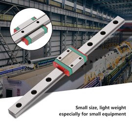 LML12B Miniature Linear Guide 12 mm Width + Sliding Block (200 mm)