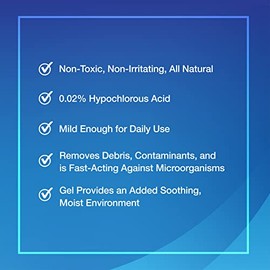 OCuSOFT HypoChlor 0.02% Hypochlorous Acid Eyelid and Eyelash Gel 2 fl. OZ (59ml)