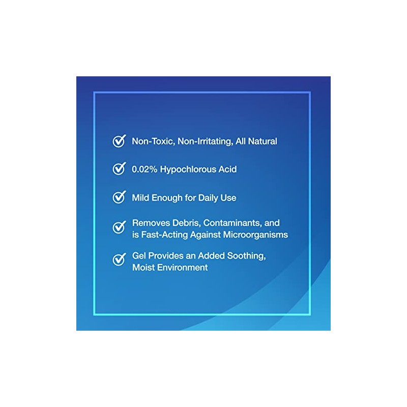 OCuSOFT HypoChlor 0.02% Hypochlorous Acid Eyelid and Eyelash Gel 2