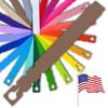 TAGKRAFTERS 9" x 1" Brown - 250 Pcs - Plastic