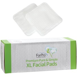 ForPro 60ct Pure & Simple XL Facial Pads, 100% Vegan & Cruelty-Free
