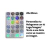 1000 Hologramas Personalizados de 20x20 mm Con Logo, Texto, Numeros,