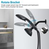 PDPBath Solid Brass Shower Arm 3 Way Shower Diverter Valve