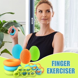 Hand Stretcher | Grip Strength Trainer - Grip Trainer Finger Stretcher Exerciser Hand Gripper Strength Ring Stress Ball for Musician