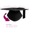 Ashington Fitted Graduation Cap - British Style Quality Mortarboard Choose