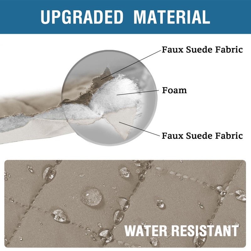 2 Pack Water Resistant Armrest Covers for Chairs and Sofas