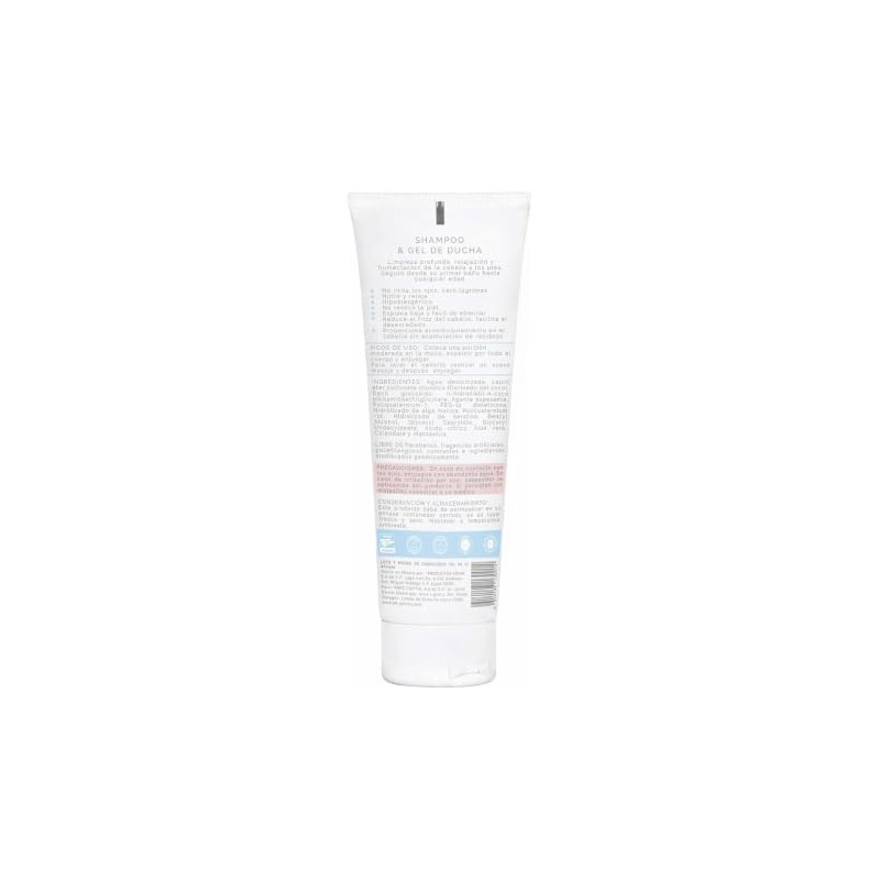 OH! GANICS Shampoo y Gel de Ducha para Bebé, 250