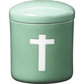 Celadon Christ / 3 inch / Christian Urn Urn / Direct Funeral, Family Funeral, Divine, Hand Memorial Service, For Pets, Ceremonial Research Institute