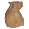 Brave Wings Hand Carved Wooden Dragon ~ Plain Dragon Egg