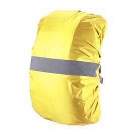 PATIKIL 40-50L Waterproof Backpack Rain Cover, Non-Slip Backpack Cover with Reflective Strap Stay Dry for Hiking, Camping, Hunting, M, Yellow