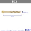 TERF® 6.0 X 25mm Advanced Turbo Coach Screws 6.0 X