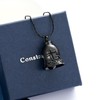 constantlife Bell Urn Necklace for Ashes Cross Motorcycle Memorial Pendant