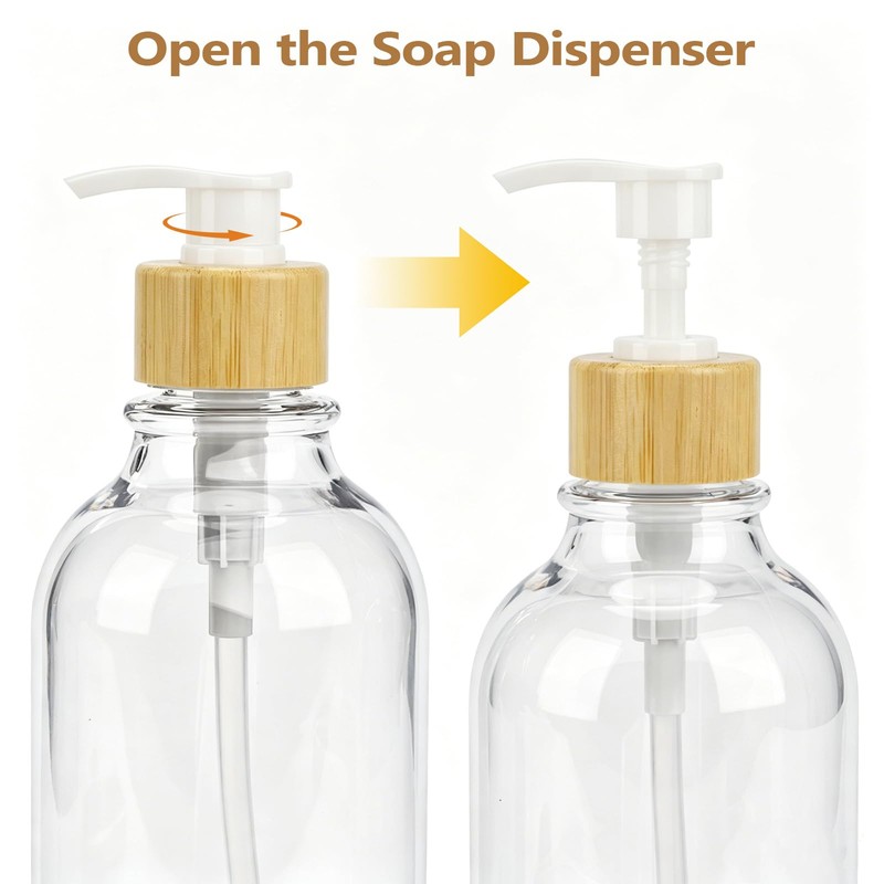 Bamboo Bathroom Accessories Set 4 Pcs, 1 Qtip Holder,1 Soap