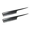 8.5in Rat Tail Carbon Comb (2 Pack)