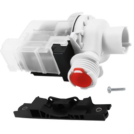 PartsBroz 137221600 Drain Pump - Compatible With Frigidaire Westinghouse Kenmore Crosley Washer - Replaces AP5684706 PS7783938 134051200 134740500 137108100 CWS3600AS1 FAFW3001LW3 FAFW3801LW3