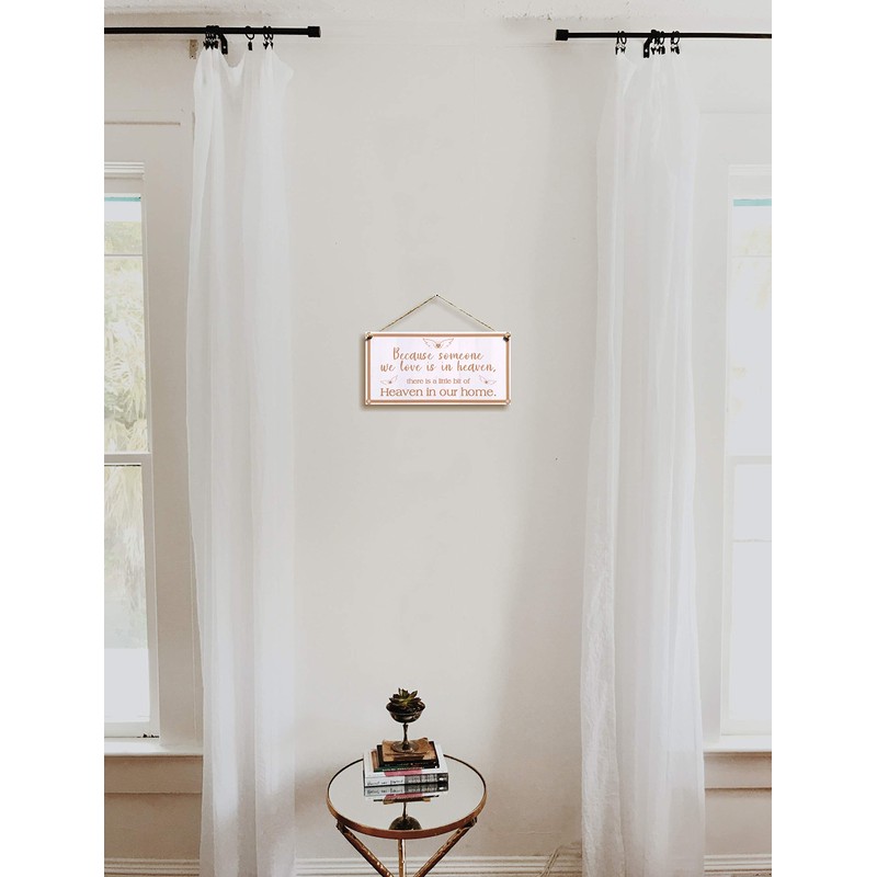 CARISPIBET Because someone we love is in heaven Home décor