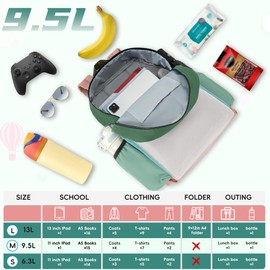 LASUK Toddler Backpack for Boys 2-5: Kids Backpack Preschool Kindergarten Daycare Backpack, Green Grey