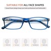 Eyekepper stilvoll Leser Qualitaet Federscharniere Lesebrille Blau