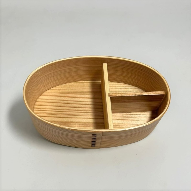 glow-from-within Crown Bento Box Wood Grain 400ml Design Tie –