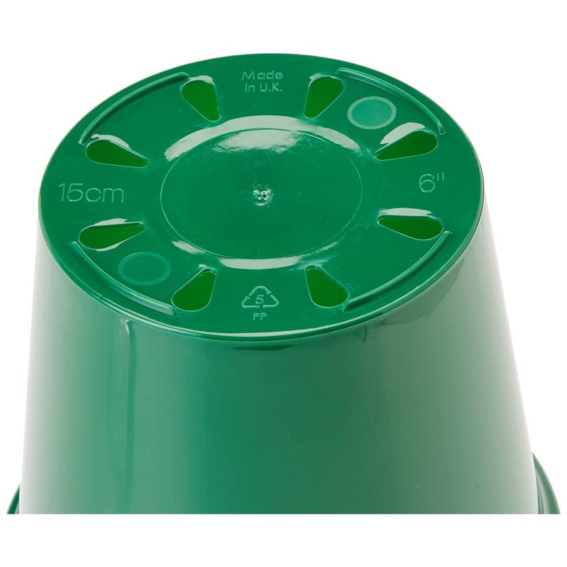 Stewart 4833014 15 cm Flower Pot - Orange/Terracotta (Pack of