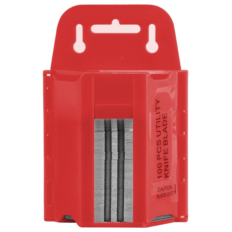 NEIKO 00512A Utility Hook Blades with Wall-Mountable Dispenser, 100 Count,