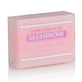Premium Extra Strength Whitening Soap w/ Glutathione, Goat's milk, Rosehip, and Kojic Acid