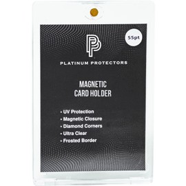 Magnetic Card Holder for 55pt Trading Cards (100 Pack) One Touch Case with Ultra Clear UV Protection