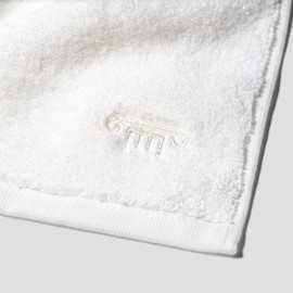 LAODI Premium Hand Towels Mixed House Set, 70 x 140 cm + 50 x 100 cm, Bright White, Ecru, Wool White, 100% Cotton, Thick Quality with 570 g/m², Made in Portugal