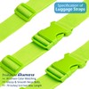 TRANVERS Ultra Long Heavy Duty Luggage Straps for Suitcases/Uprights/Duffels/Bags, 79"