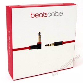 Beats by Dr. Dre Genuine OEM Beats by Dr. Dre Replacement Red Audio Cable with 3.5mm Jack