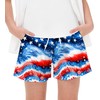 AOBUTE July 4th Quick Dry Swim Trunks Boys American Flag