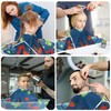 Dinosaur Hair Cutting Cape, Cartoon Dinosaur Prints Adjustable Haircut Cape