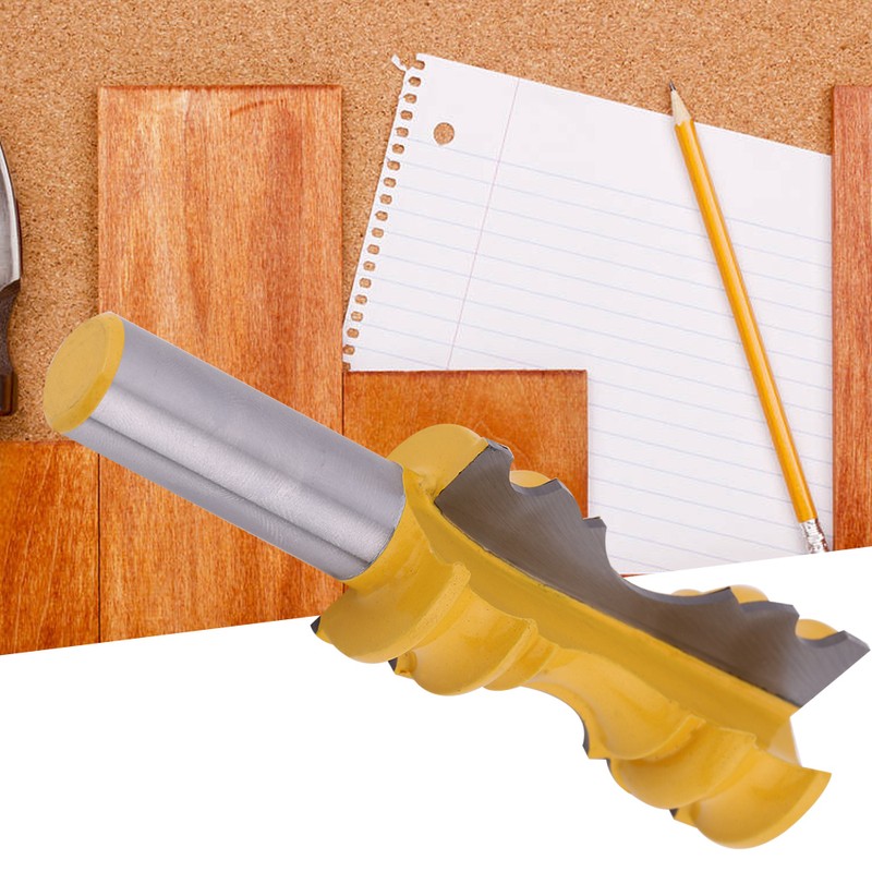 1/2" Shank Large Elaborate Chair Rail Molding Router Bit For