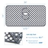 Flytime Silicone Sink Protectors for Kitchen Sink with Center/Rear Drain,