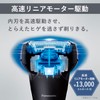 Panasonic ES-L340W-K Men's Shaver Lamb Dash PRO 3-Blade Charging Stand