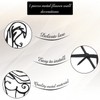 3 Pcs Metal Wall Art Minimalist Woman Line Decor, Lively,