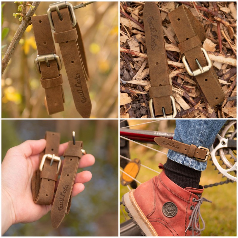 Gusti Leather handle leather - Tony R. picnic blanket brown