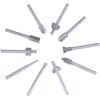 Wolfride 10Pcs HSS Router Bits, Carbide Engraving Bit Set with