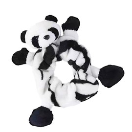 DECHOUS Plush Panda Hair Tie for Women Elastic Hair Band with Soft Plush Durable Stretchy Ponytail Holder Suitable for Gentle and Adorable